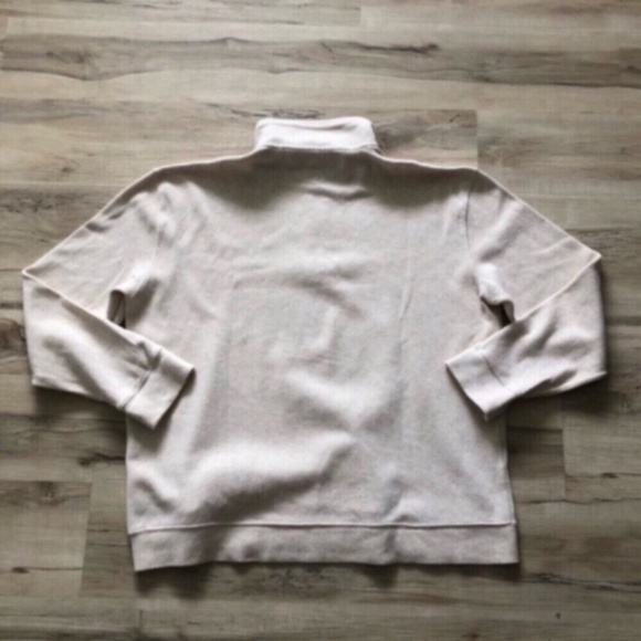 Cream Neutral Quarter Zip Tommy Hilfiger Pull Over Sweater - Picture 7 of 8